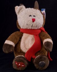 Starbucks Bearista 2003 28th Edition Rudolph Reindeer Bear Plush